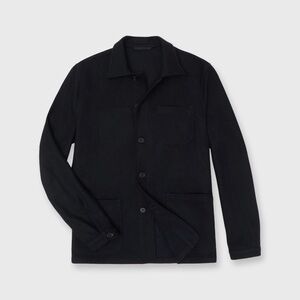 Sid Mashburn Chore Jacket size Small in Navy Wool Melton NWT